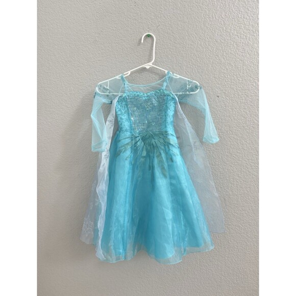 Princess Elsa Girls Cosplay Costume Princess Dress Disney Store 4